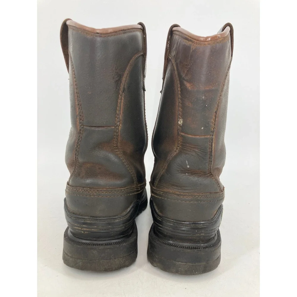 Herman Survivors Work Boots Mens 11 Brown Good Waterproof Leather Safety Toe